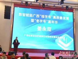 数智赋能广西“桂字号”高质量发展暨“老字号”嘉年华在南宁举行